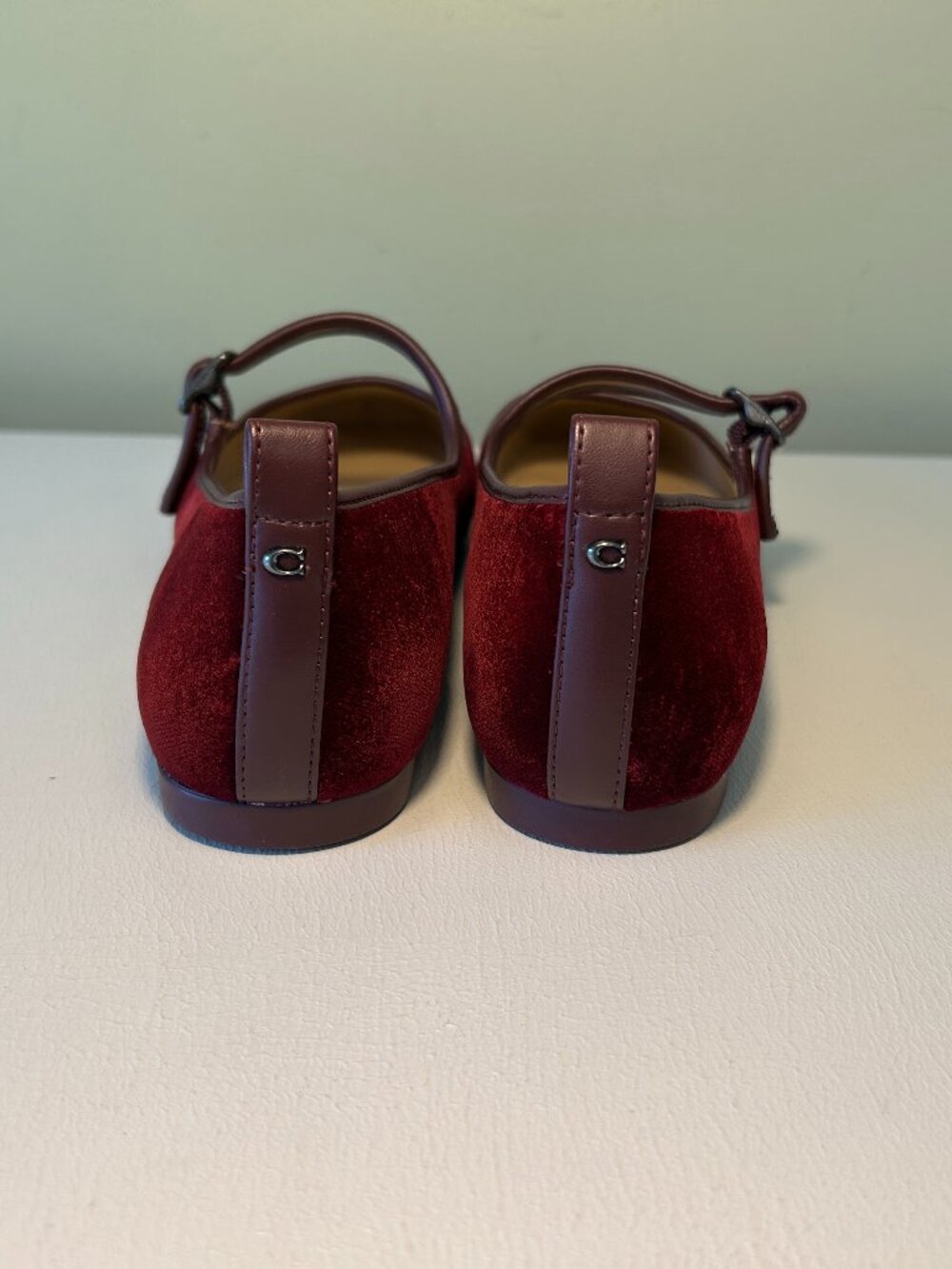 Coach Women's C Rivet Velvet Mary Janes - Picture 9 of 16